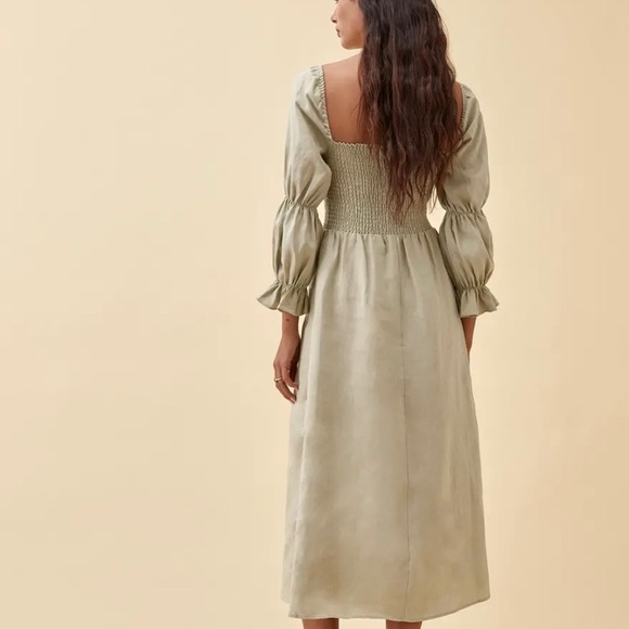 Reformation Hyland Linen Dress - Picture 3 of 6